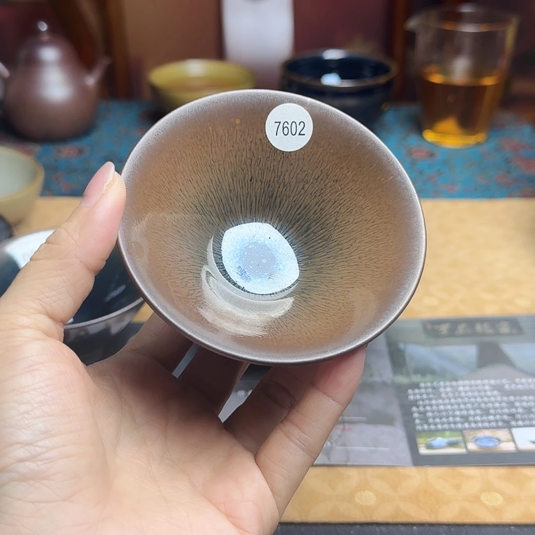 茶盏7602 柴烧手工主人杯