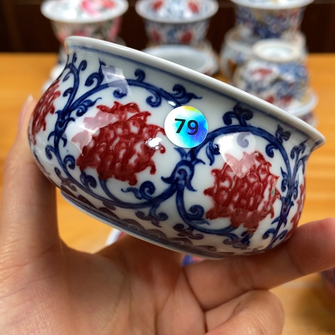 手绘现代茶具非古董