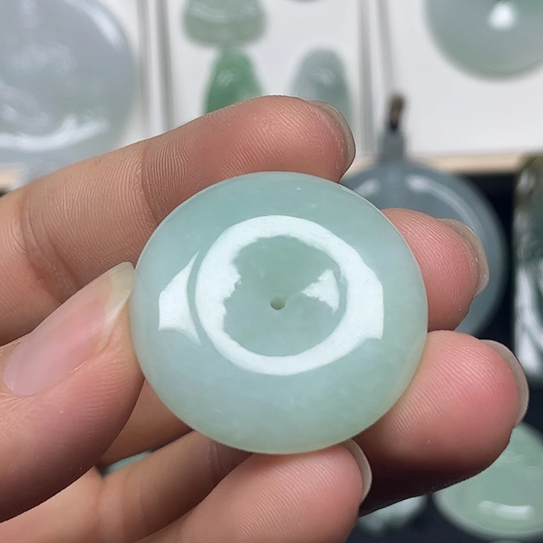颈饰未镶嵌翡翠缅甸天然翡翠