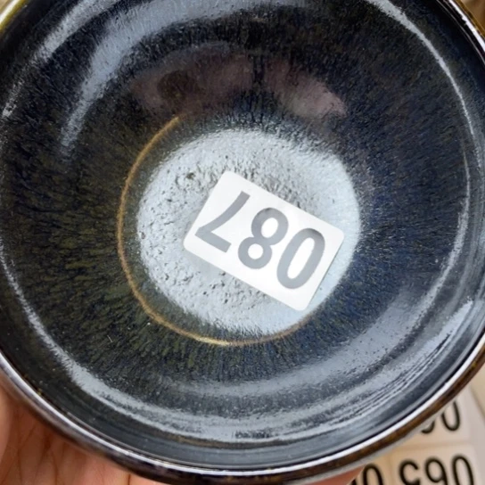 茶盏沐雨茶器柴烧主人杯