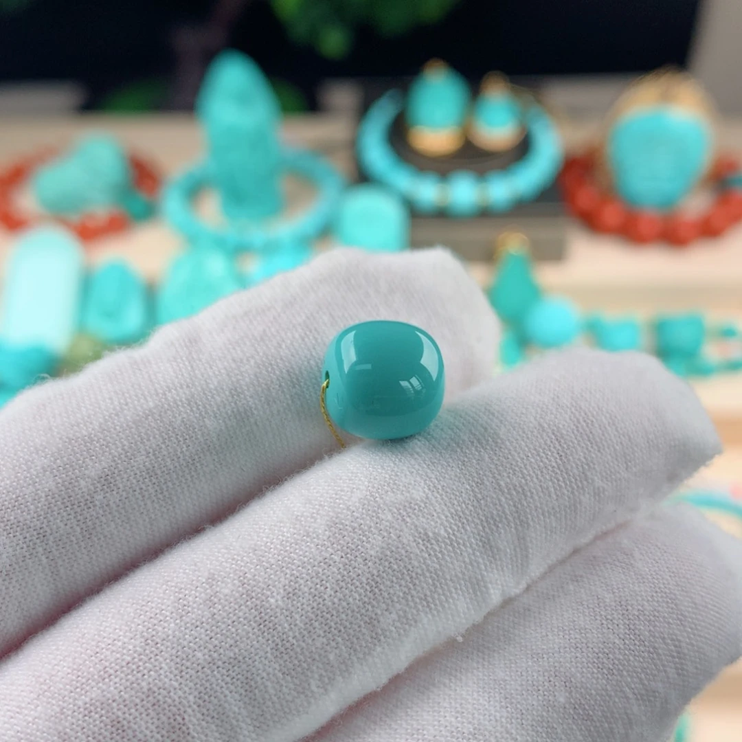 绿松石配珠卡10.6未镶嵌；*吧