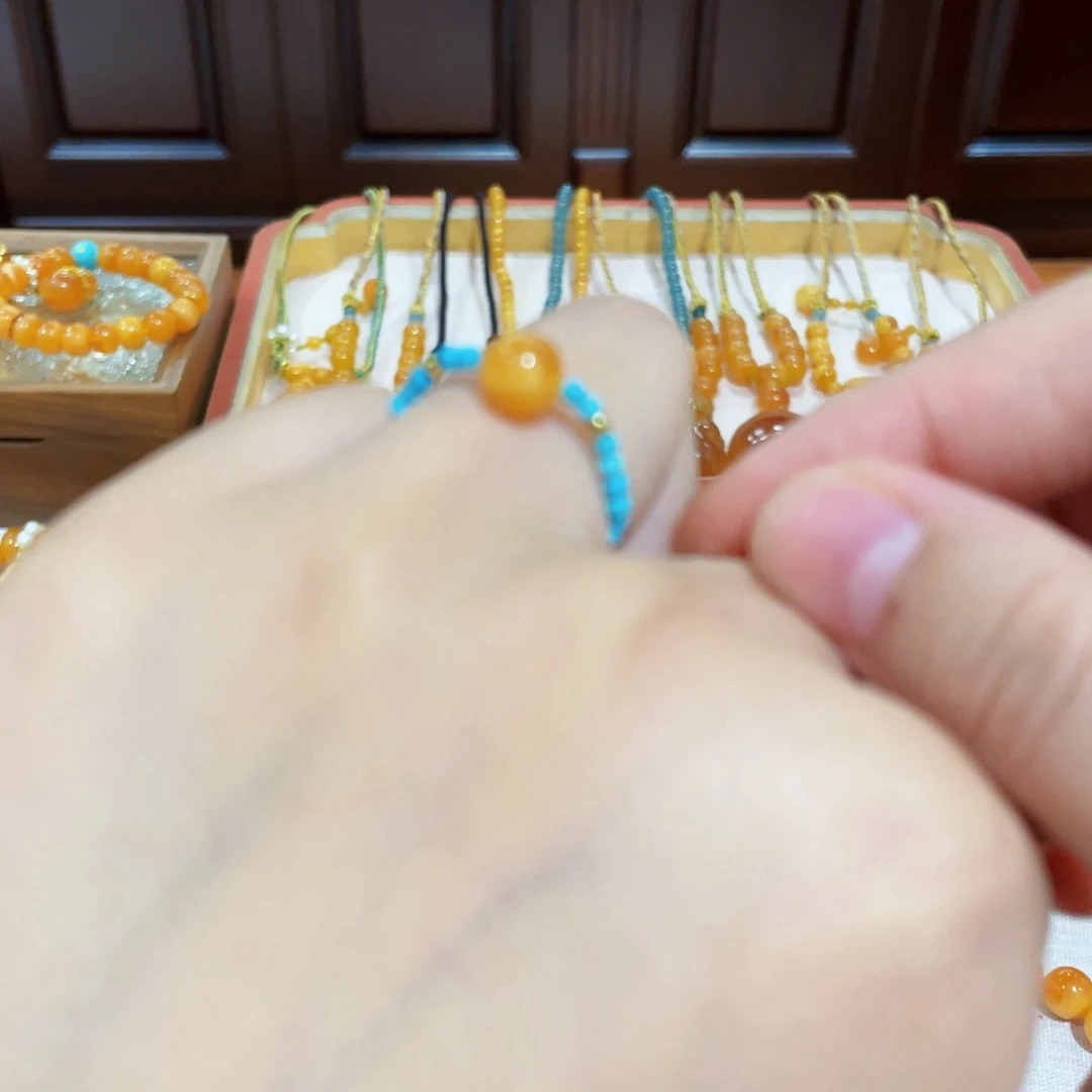 蜜蜡手链未镶嵌手串