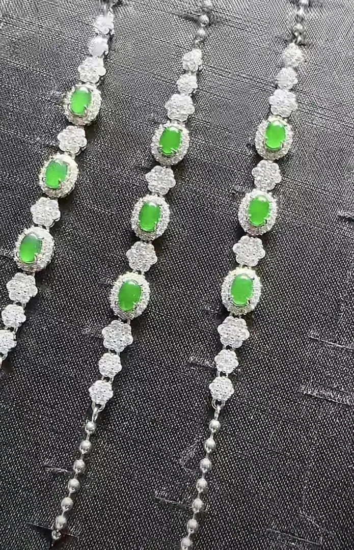 【胖】翡翠手链多样性发其一@k