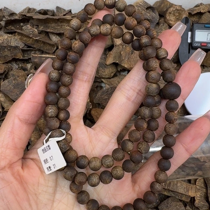 沉香手串c**总母树沉浮一条