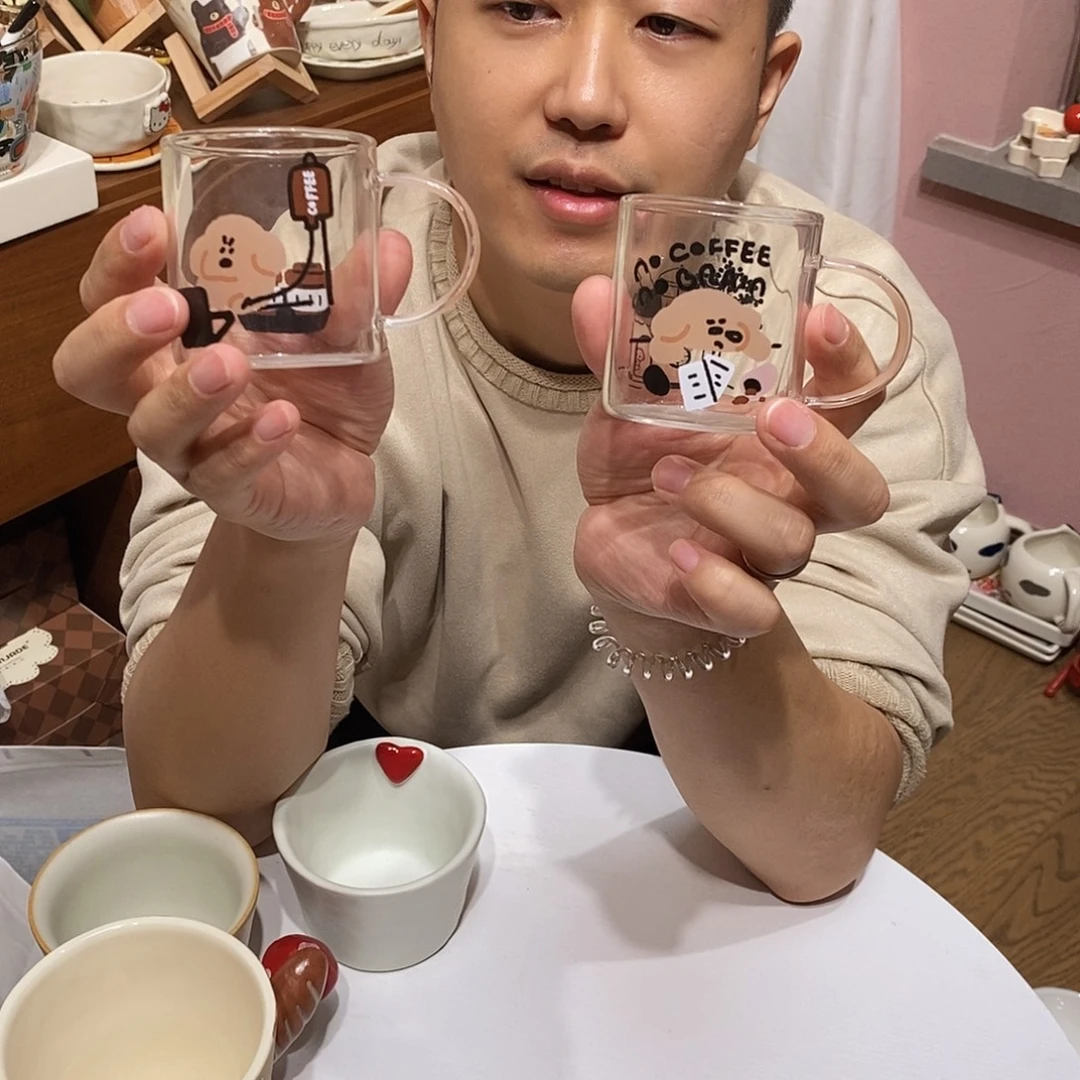 陶瓷咖啡浓缩杯一组两个