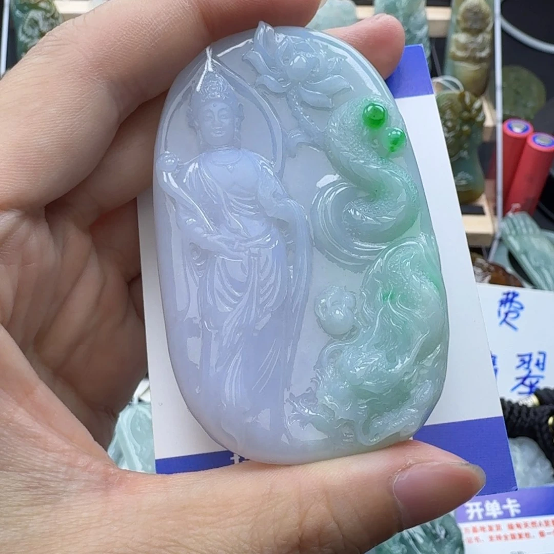 翡翠颈饰未镶嵌缅甸翡翠