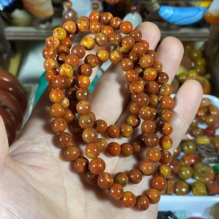 清***露玛瑙/玉髓未镶嵌颈饰