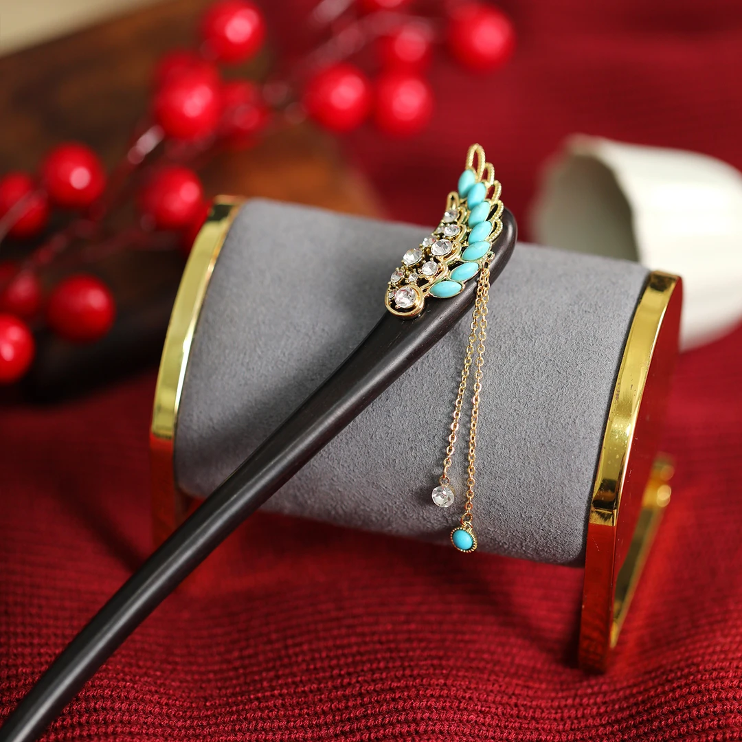 直播精选32-民族风旗袍原创设计古风发饰田园风国风发簪超仙简约