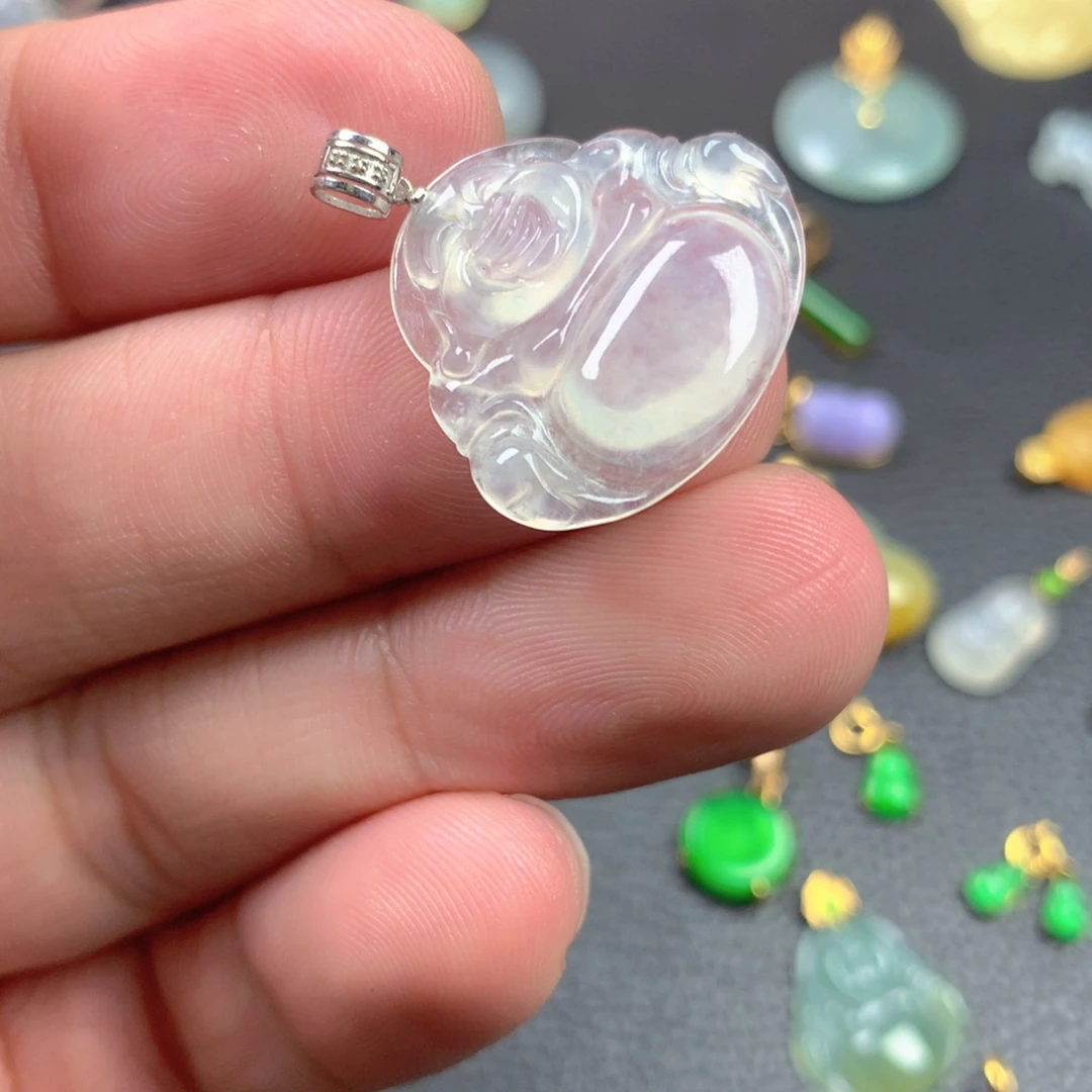 【闪购商品】颈饰18K金镶嵌翡翠翡翠