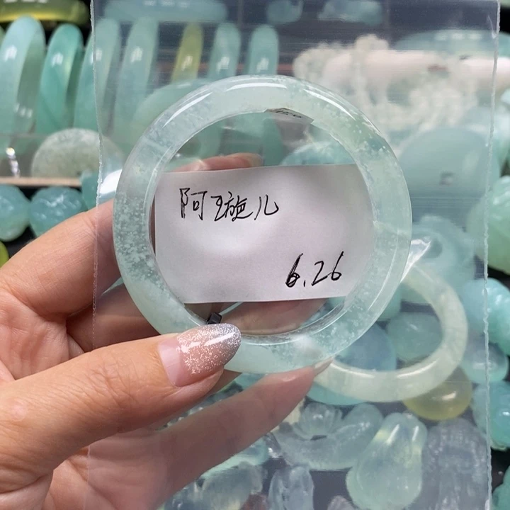 蛇纹石玉未镶嵌手镯?***?
