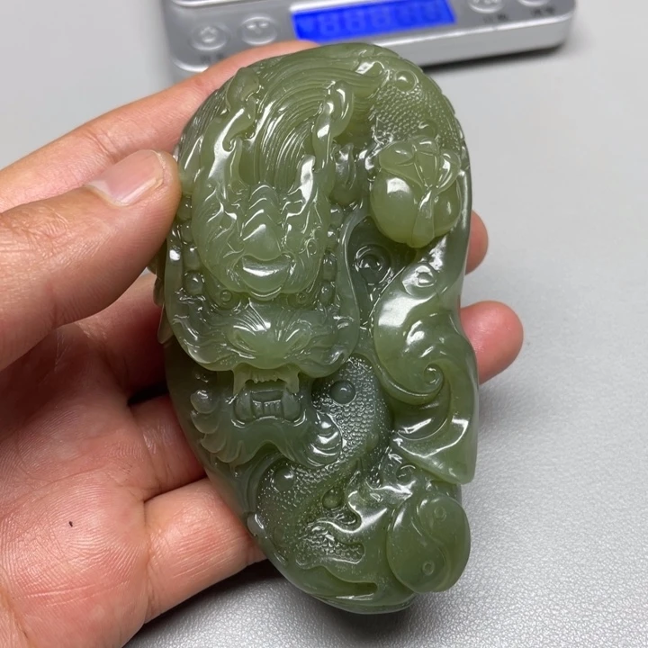 和田玉吊坠(不含链)未镶嵌冷*吹