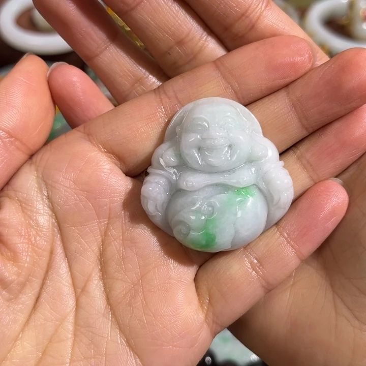 颈饰未镶嵌翡翠精美翡翠非常漂亮