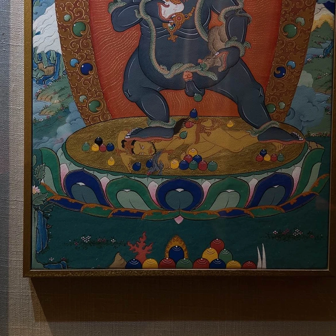 【闪购商品】装裱画吉****e黑财神复刻桌摆