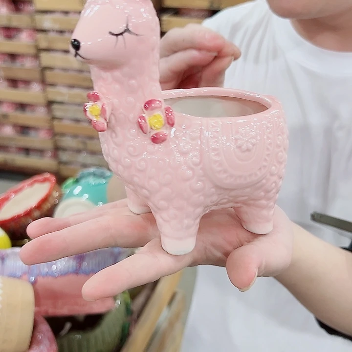 有孔，满10元发货多肉陶瓷花盆