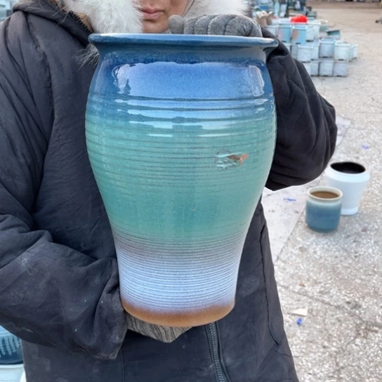 红陶口18高32瑕疵