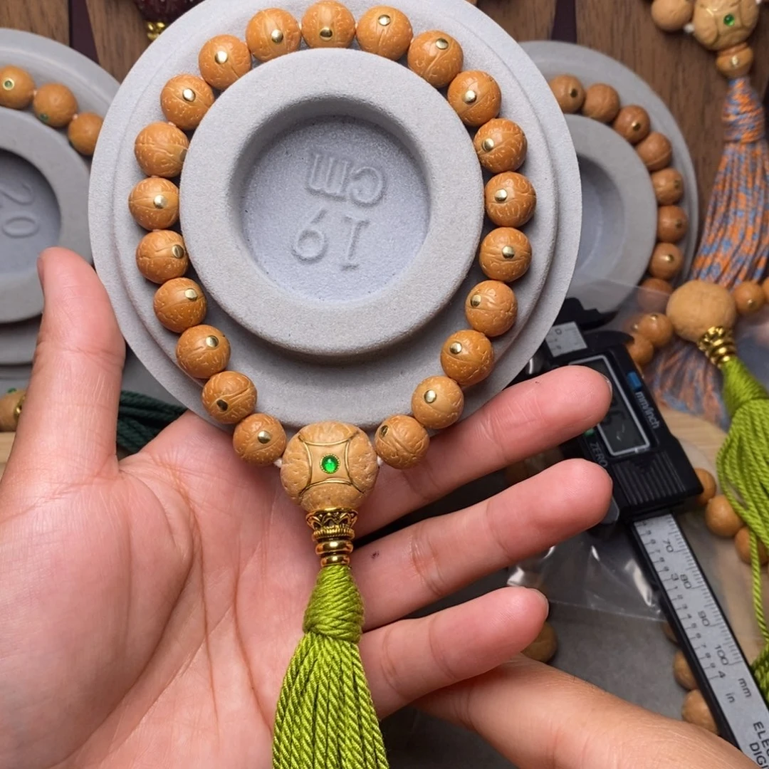 手串凤眼菩提10.5mm➕铜钉
