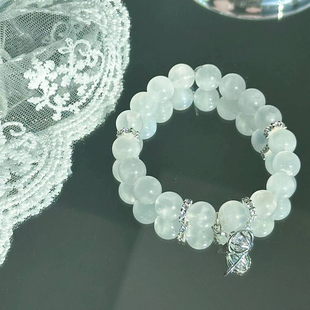 ONETOP白月光水晶手串 白月光 配件：铜镀银