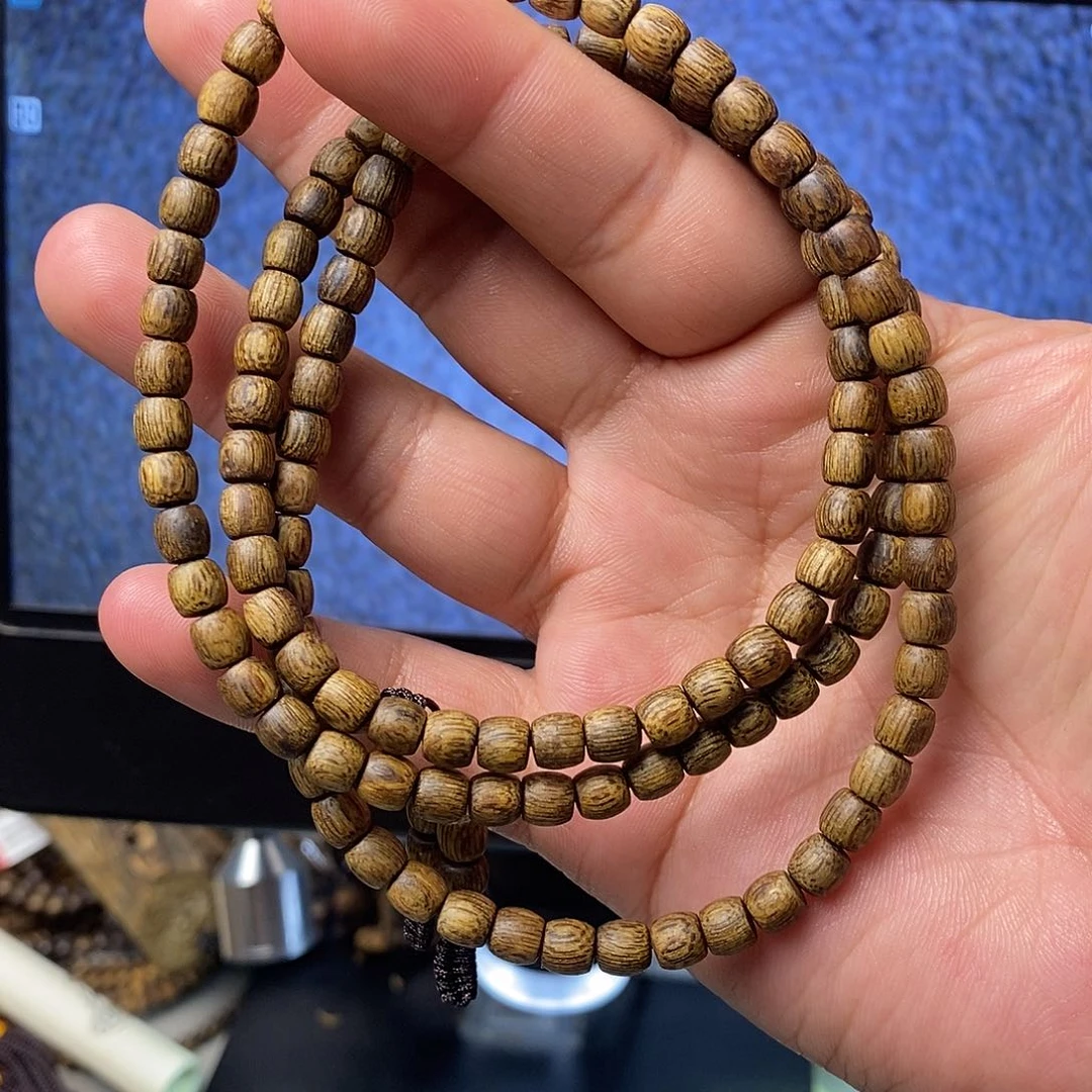 沉香手串鼓珠05多圈10克多样性发一