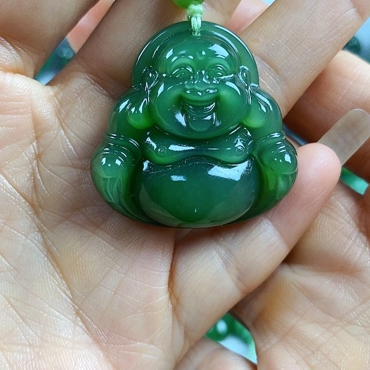 吊坠(不含链)未镶嵌和田玉（碧玉）34