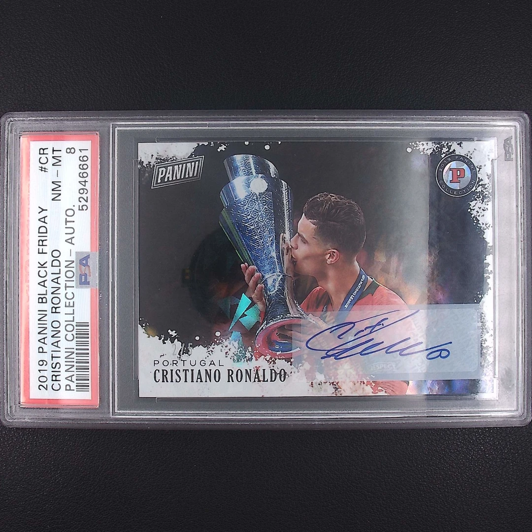C罗 黑色星期五 签字 帕尼尼足球国宝手提球星卡