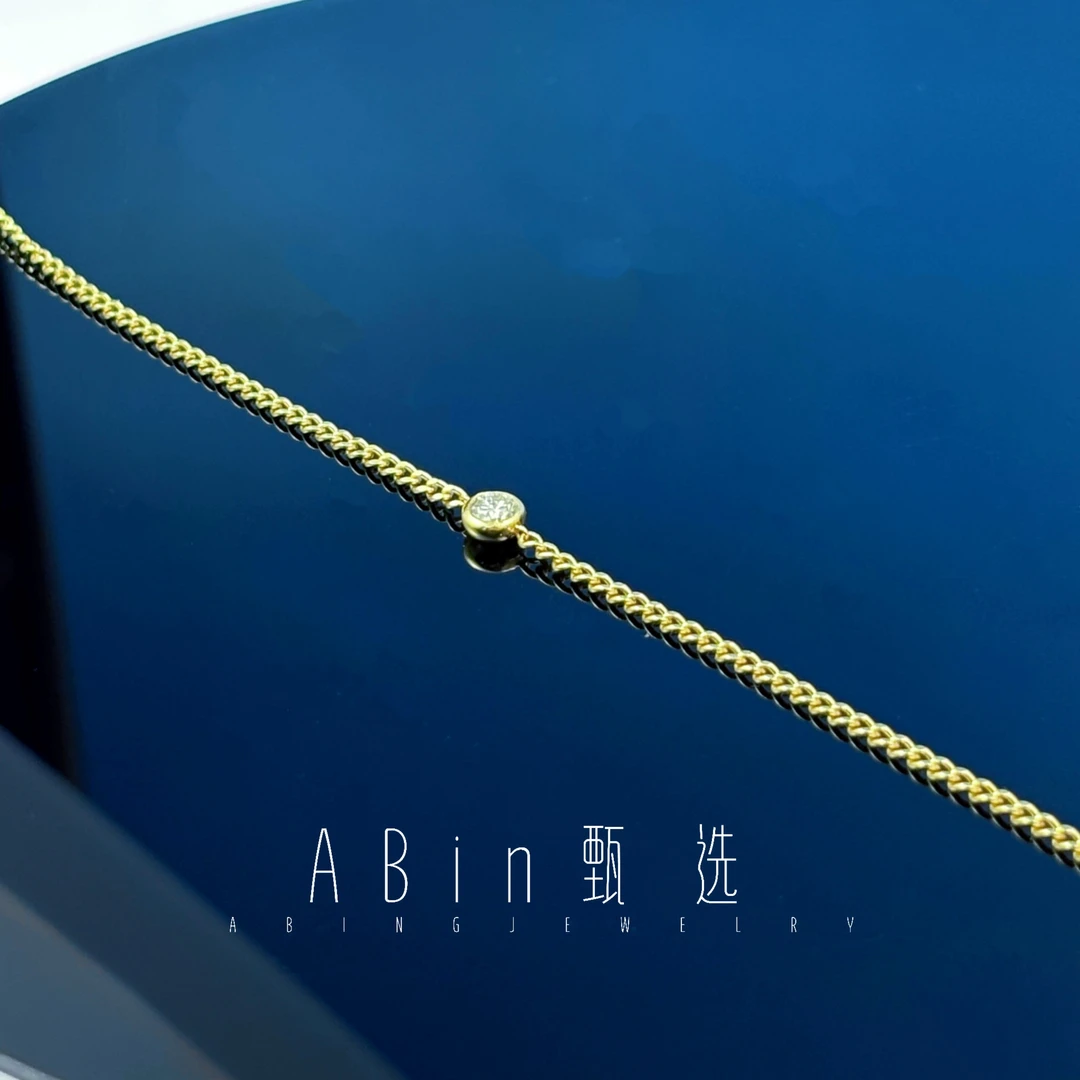 【千盟珠宝】18k金  古巴30分泡泡套链 38好物节 送礼 礼赠 礼品