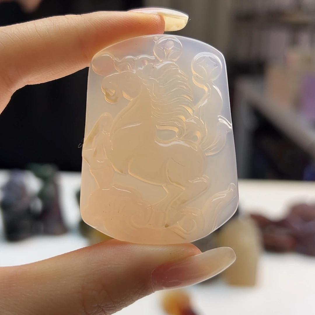 玛瑙/玉髓未镶嵌吊坠(不含链)