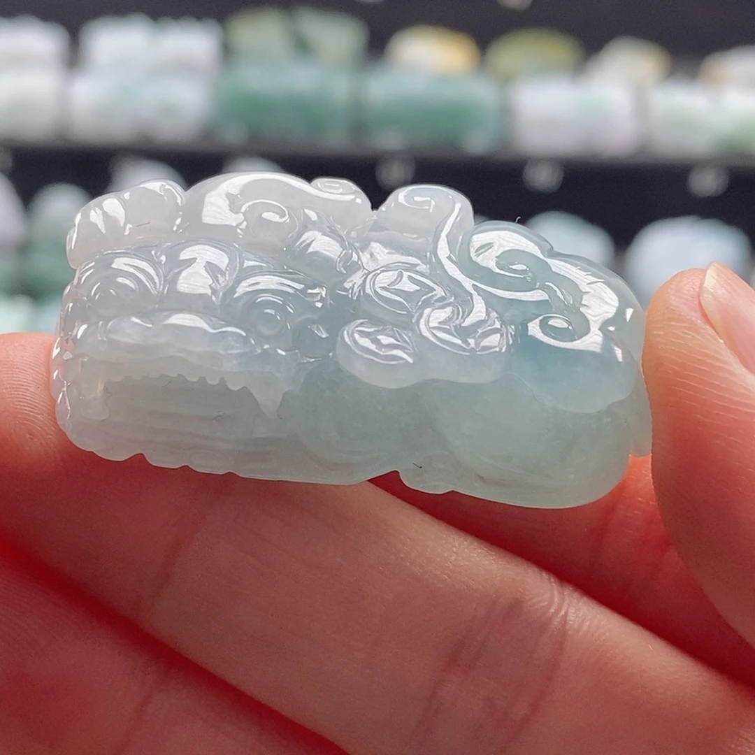 颈饰未镶嵌翡翠翡翠貔貅