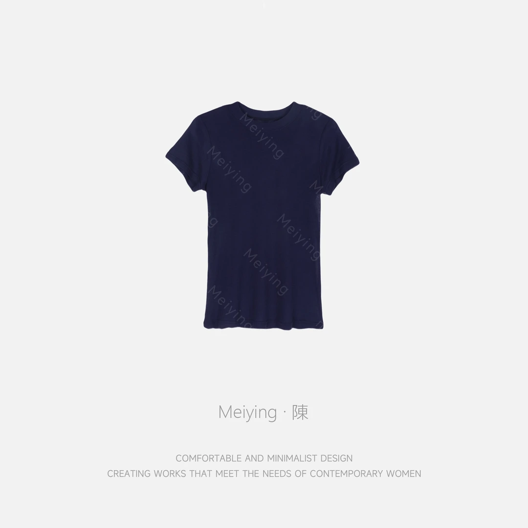 Meiying-2025S/S夏季新品“克什米尔”天丝羊毛舒适针织衫YZ5XZ002