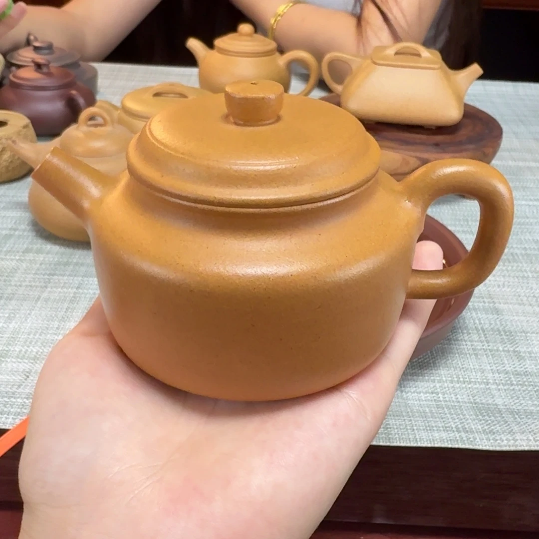 茶壶紫砂德忠壶 泥料黄金段20cc