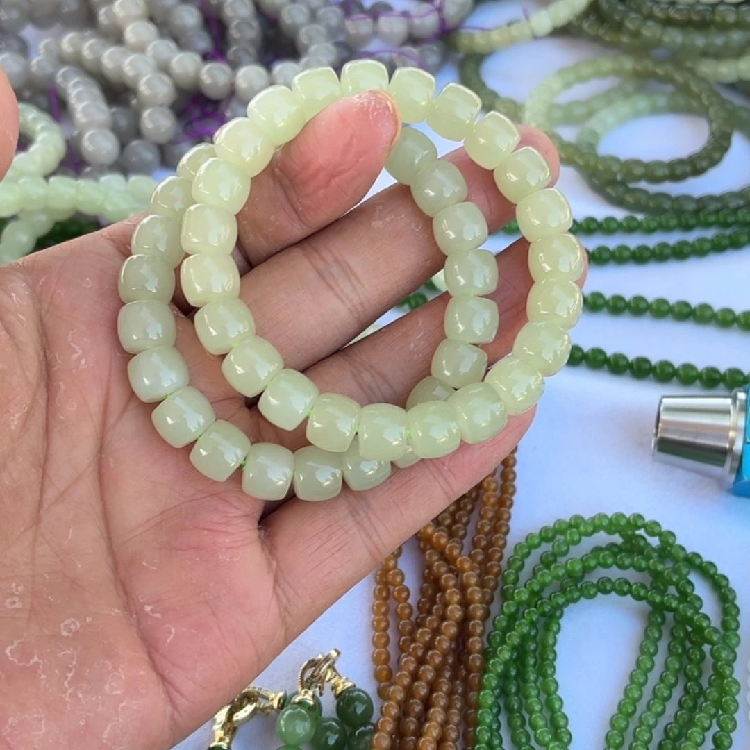 和田玉未镶嵌手链多样性发货拍一发一