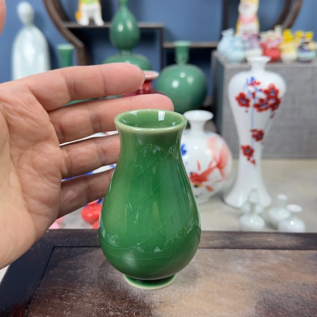 陶瓷手工小花器摆件