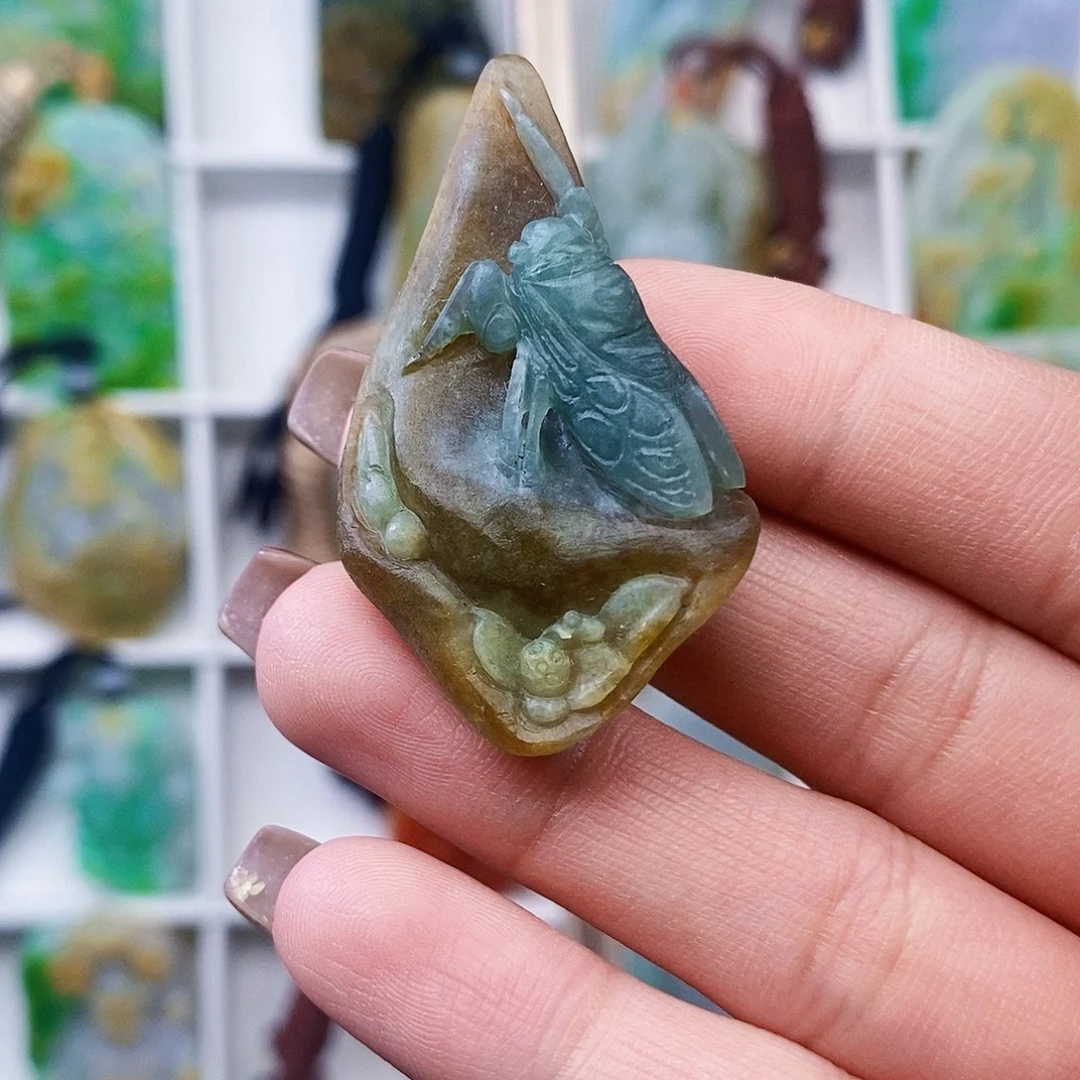 定制翡翠未镶嵌翡翠A货