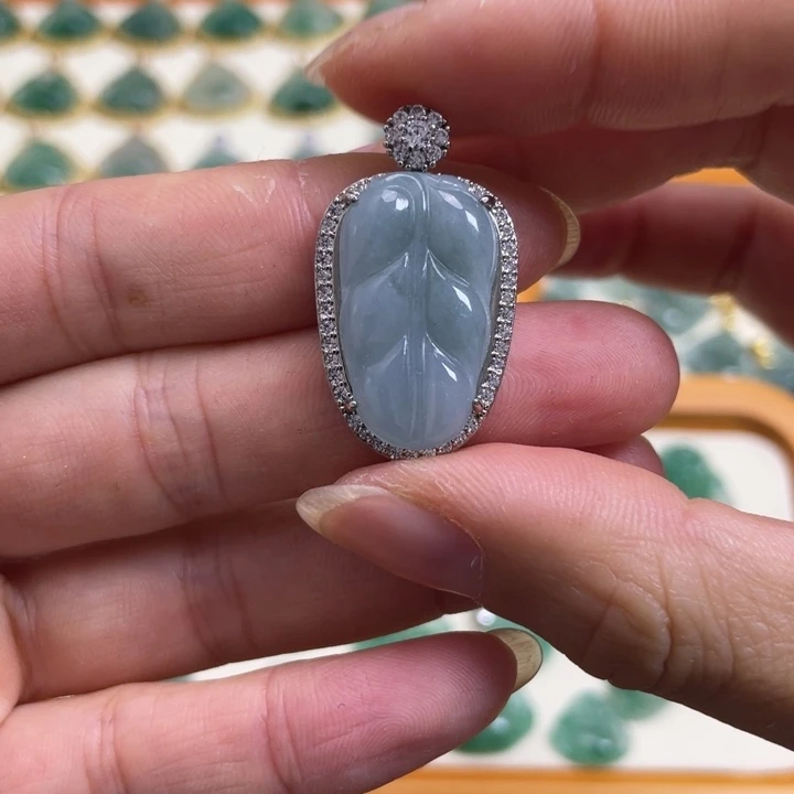 翡翠未镶嵌颈饰123456