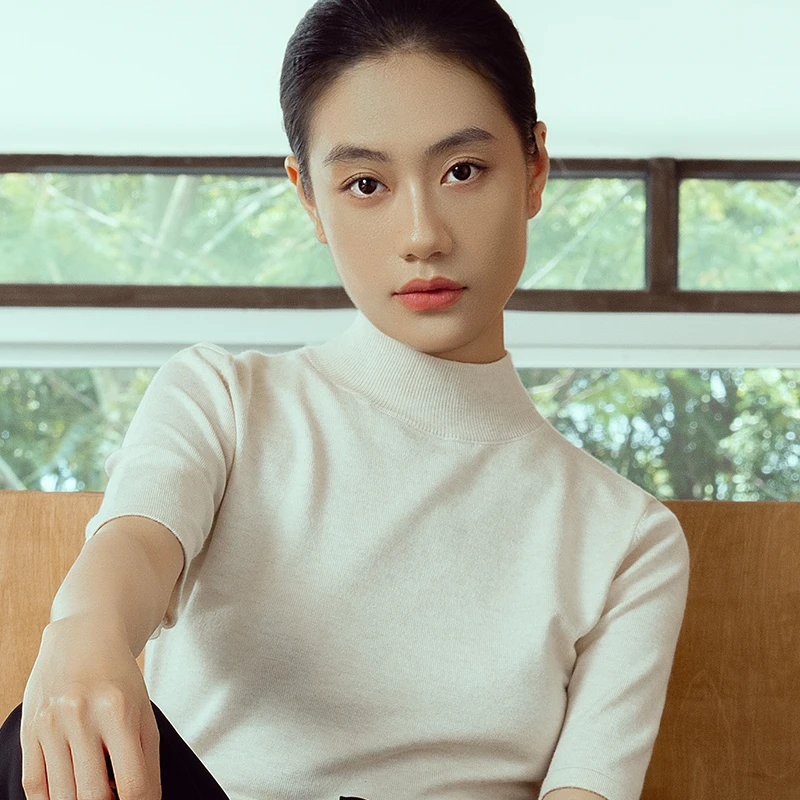 （403）夏季短袖圆领常规款宽松云朵圆领