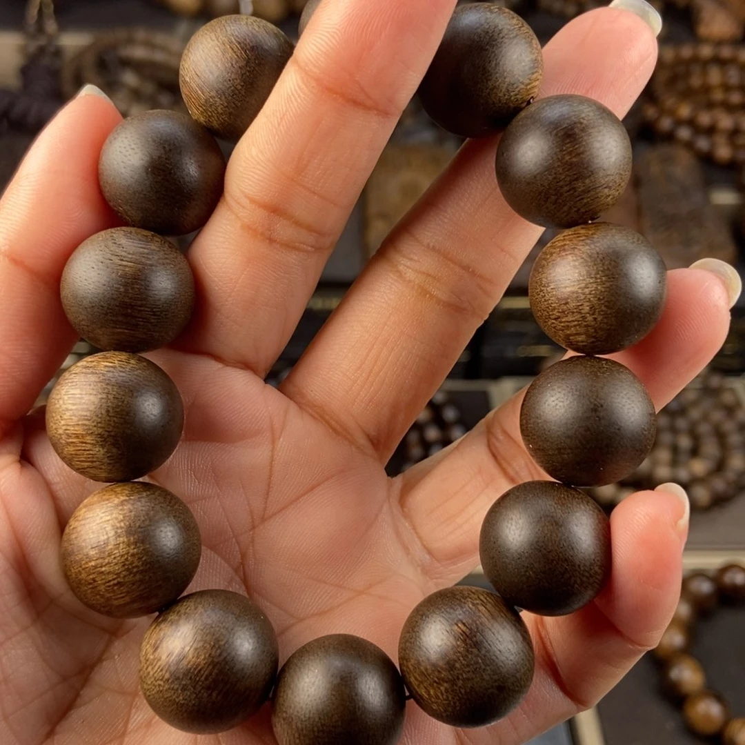 沉香手串等**我越南芽庄白棋楠