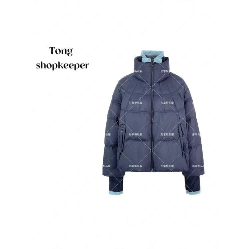 QJ/彤掌柜1682606 冬款2025新款厚实版型内收拼接设计时髦羽绒服