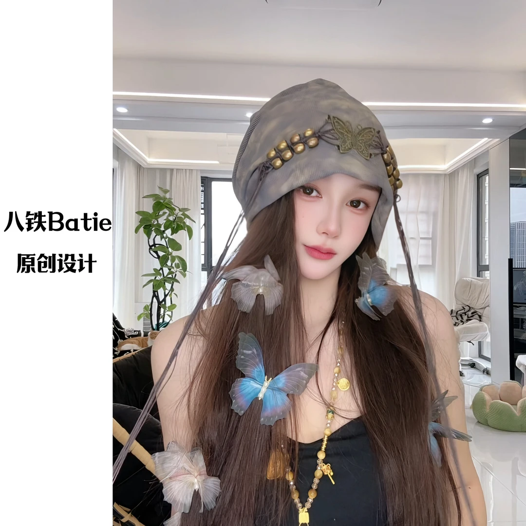 【‌荒野格调】复古蝴蝶堆堆帽