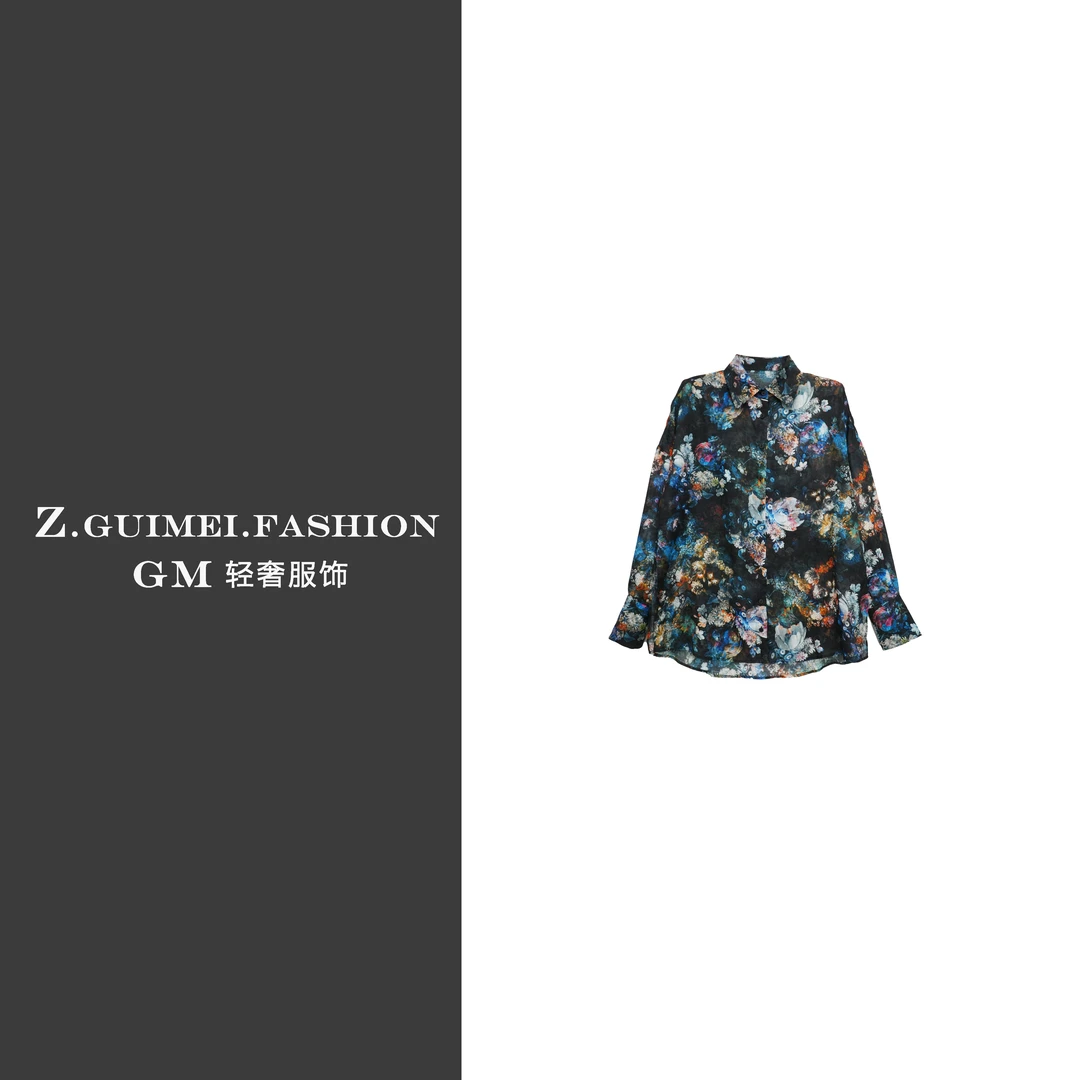 【肆姐高定】设计师款极简百搭衬衫X2714