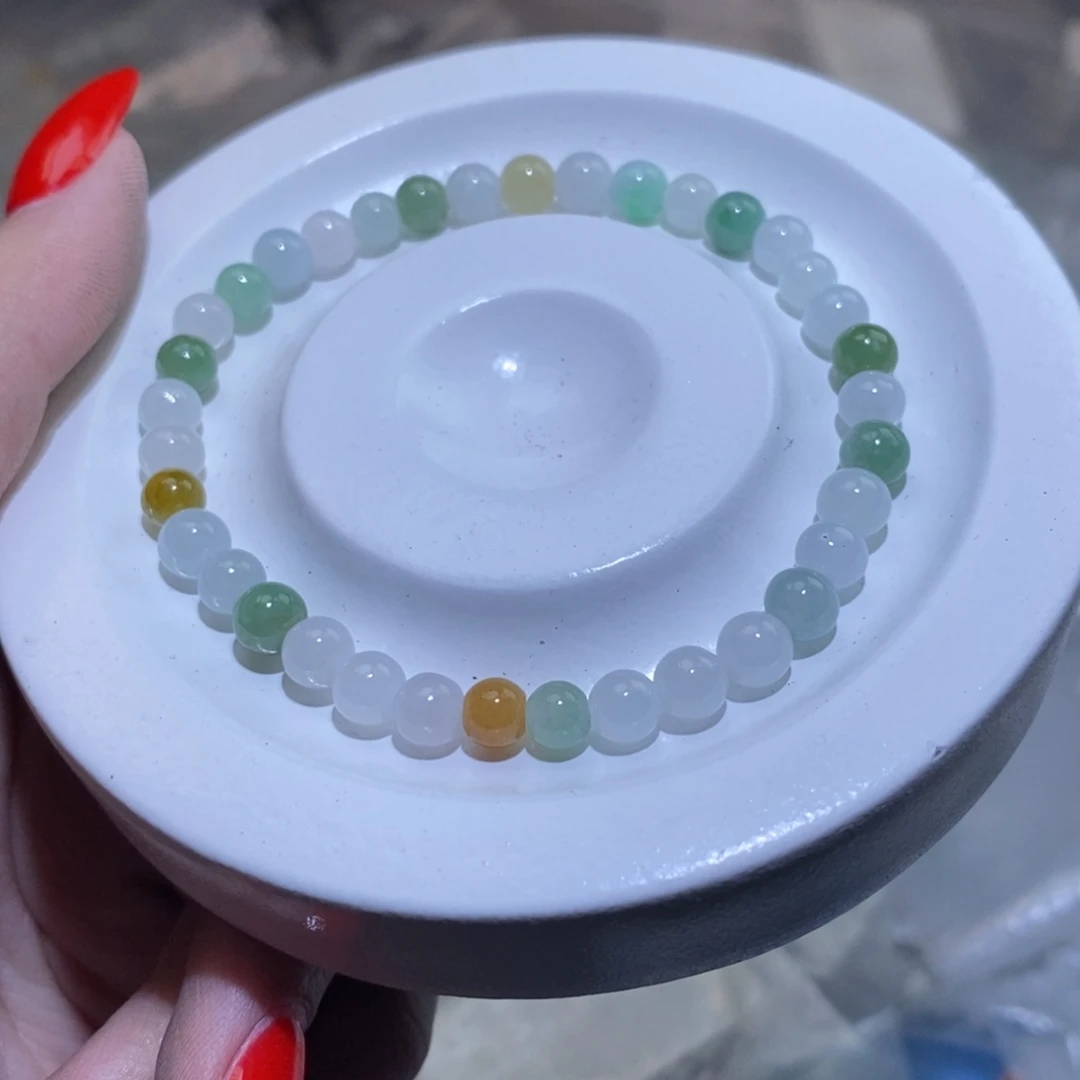 未镶嵌手串翡翠天然缅甸翡翠a货