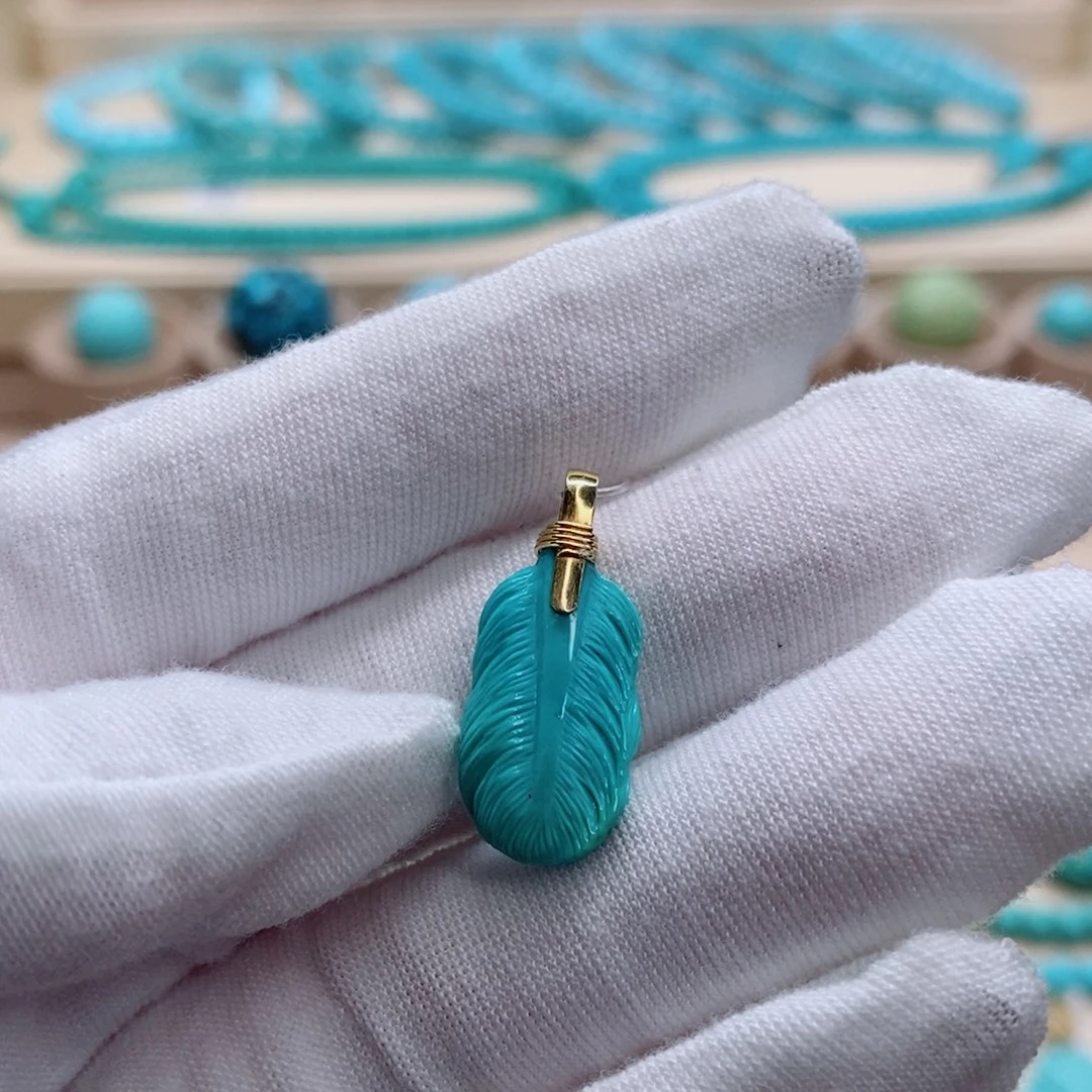 绿松石珠宝奇石未镶嵌