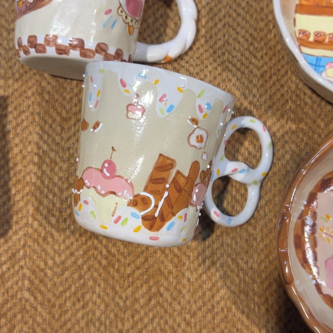 瓷片莹*虫020手做陶瓷哈哈哈哈