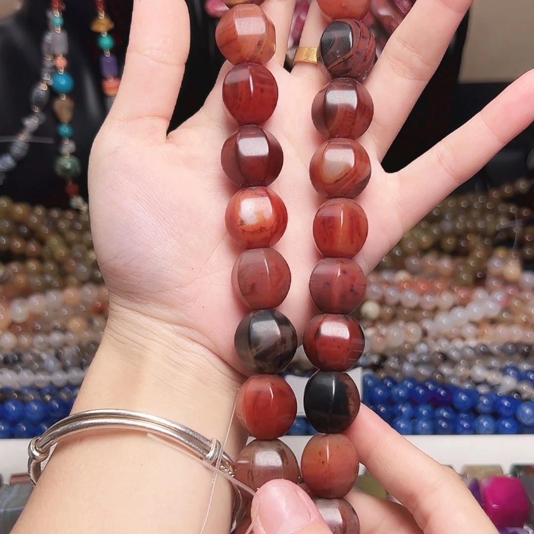 妮***）玛瑙/玉髓合金珠宝半成品x264 专拍