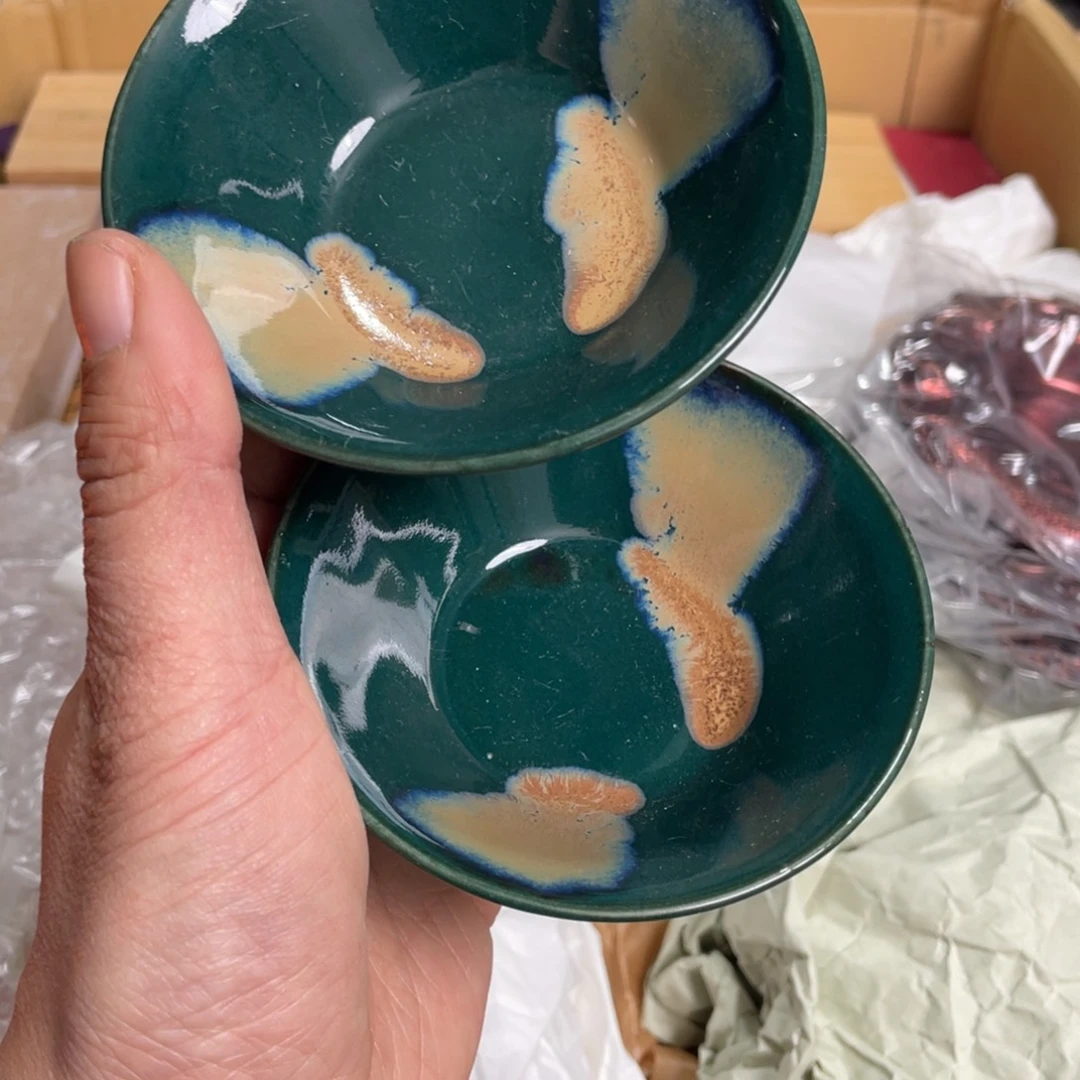 热***凉中古瓷器有些开片喜欢拍下