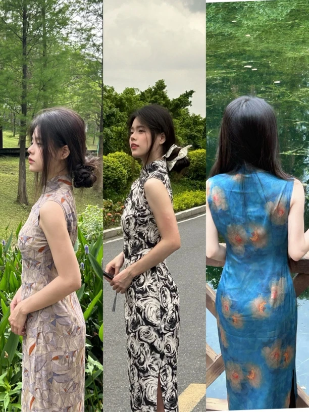 【断码旗袍尾货】港工旗袍连衣裙=直播间扣号下单