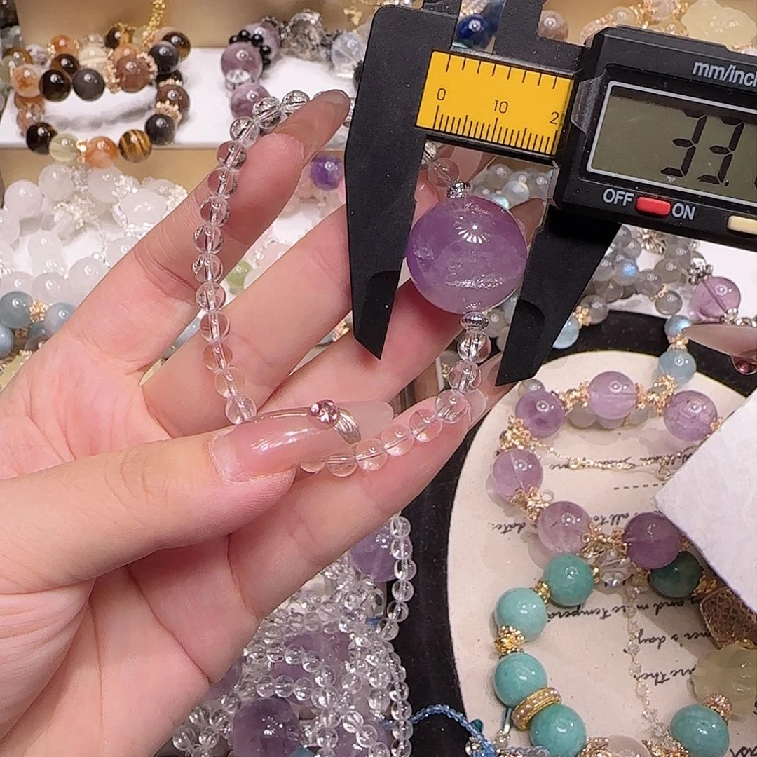 水晶手链未镶嵌多样性