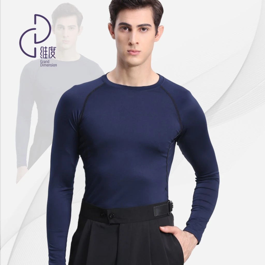 【维度舞服】M61新款男士圆领速干运动T恤 排汗贴身塑型