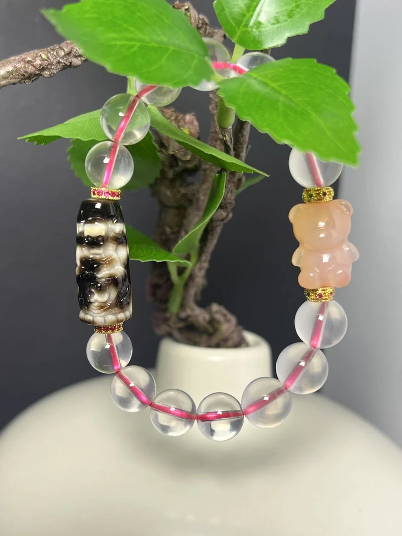 《玥玥饰品》藏珠雕刻三生姻缘家庭桃花尸尸0158