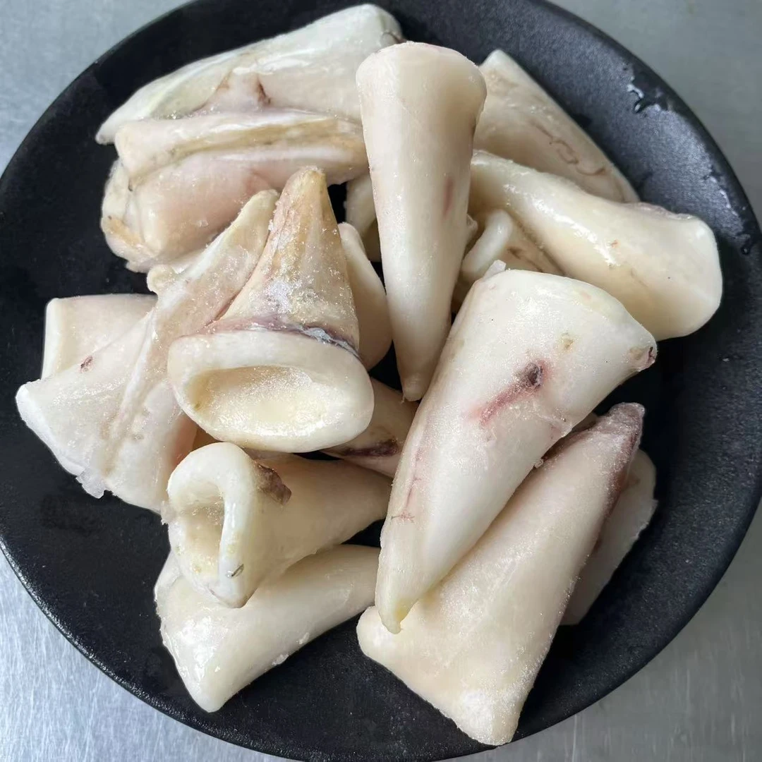 6大包2400G鱿鱼尾鱿鱼片批发鲜活速冻新鲜大鱿鱼海鲜冷冻生鲜食品