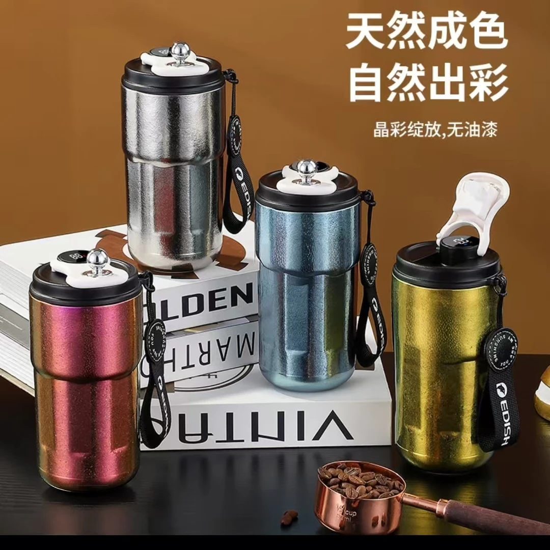 纯钛咖啡杯纯钛保温杯泡茶养生随手杯