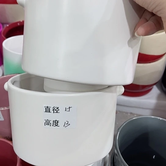 多肉绿植陶瓷花盆9.9包邮，有孔